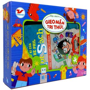 box set gieo mầm tri thức 4: nhật kí chú bé phil mọt sách (bộ 5 cuốn)