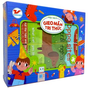 box set gieo mầm tri thức 9: tương tác mầm non song ngữ (bộ 4 cuốn)