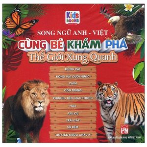 boxset cùng bé khám phá thế giới xung quanh (song ngữ anh-việt) (bộ 10 cuốn)