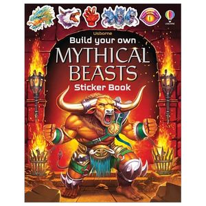 build your own mythical beasts sticker book