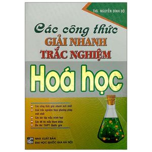 các công thức giải nhanh trắc nghiệm hóa học