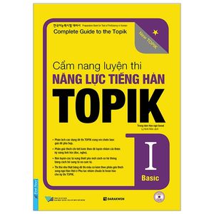 cẩm nang luyện thi năng lực tiếng hàn topik i basic - kèm cd