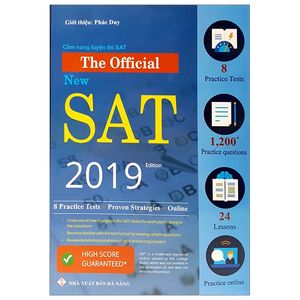 cẩm nang luyện thi sat - the official new sat 2019 edition