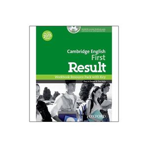 cambridge english: first result: workbook resource pack with key