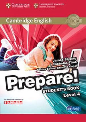 cambridge english prepare! level 4 student's book - fahasa reprint