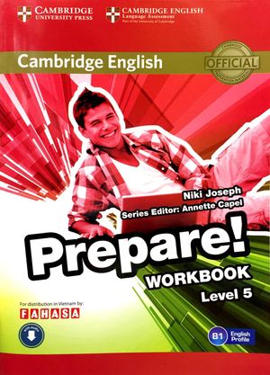 cambridge english prepare! level 5 workbook with audio - fahasa reprint