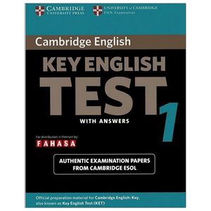 cambridge key english test 1 with answers fahasa reprint edition