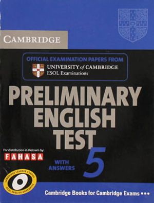 cambridge preliminary english test 5 student's book with answers fahasa reprint edition