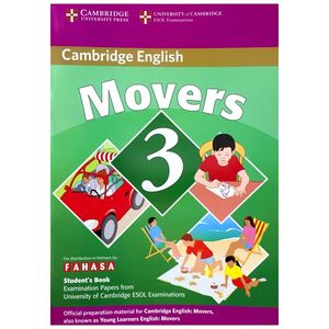 cambridge young learner english test movers 3 sb fahasa reprint edition