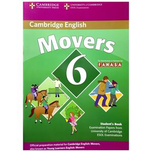 cambridge young learner english test movers 6 sb fahasa reprint edition