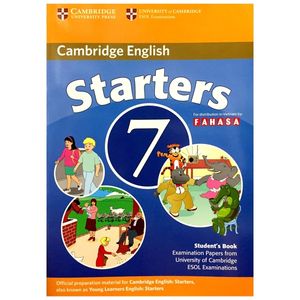 cambridge young learner english test starters 7 sb fahasa reprint edition