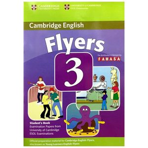 cambridge young learner english tests flyers 3 sb fahasa reprint edition