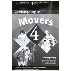 cambridge young learners english tests second edition movers 4 answer booklet