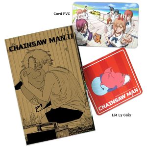 chainsaw man - tập 11 - tặng kèm lót ly + card pvc