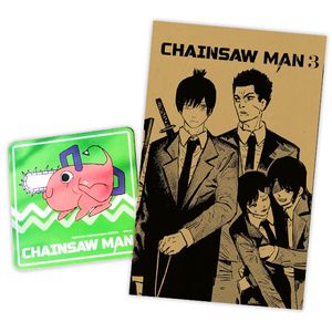 chainsaw man - tập 3 - tặng kèm lót ly