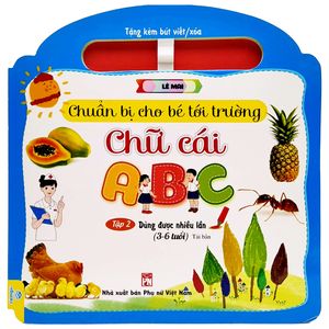 chuẩn bị cho bé tới trường - chữ cái - tập 2 (3-6 tuổi)