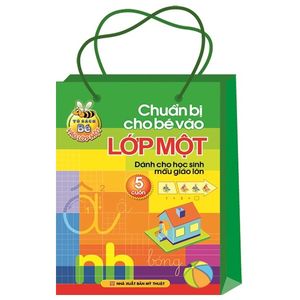 chuẩn bị cho bé vào lớp một - dành cho hs mẫu giáo lớn (túi 5 cuốn)