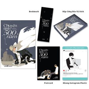 chuyện tình 500 năm - tặng kèm bookmark + postcard + khung instagram plastic + hộp cứng bảo vệ sách