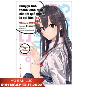 chuyện tình thanh xuân bi hài của tôi quả nhiên là sai lầm - tập 14 - tặng kèm postcard