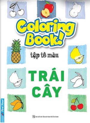 coloring book_tập tô màu - trái cây