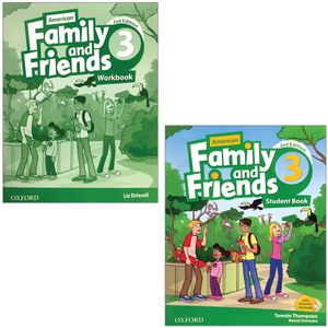 combo american family and friends level 3: student book + workbook