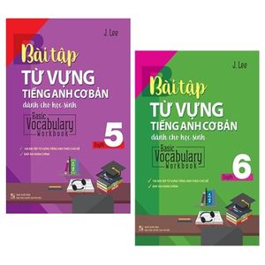 combo basic vocabulary - workbook primary / bài tập từ vựng tiếng anh cơ bản - tập 5 và 6 (bộ 2 tập)