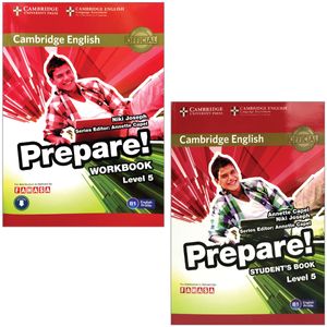 combo cambridge english prepare! level 5: student's book + workbook