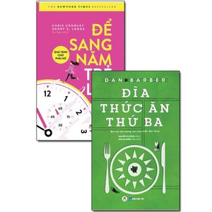 combo đĩa thức ăn thứ ba - bút ký về tương lai của nền ẩm thực + để sang năm trẻ lại - quà tặng cho phái nữ (bộ 2 cuốn)