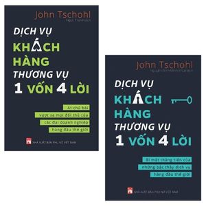 combo dịch vụ khách hàng - thương vụ 1 vốn  4 lời (bộ 2 cuốn)