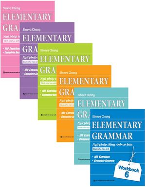 combo elementary grammar - ngữ pháp tiếng anh cơ bản dành cho học sinh - workbook (bộ 6 cuốn)