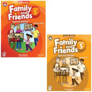 combo family and friends special edition 5 - student book +  workbook