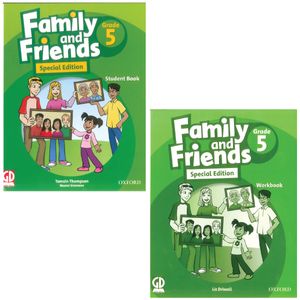 combo family and friends special edition 5 - student book +  workbook ((dành cho hs học từ lớp 3)