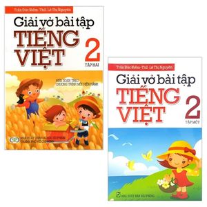 combo giải vở bài tập tiếng việt 2: tập 1 và 2 (bộ 2 tập)