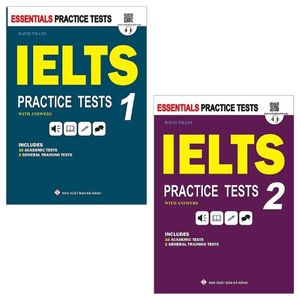 combo ielts practice tests: 1 + 2 (bộ 2 tập)