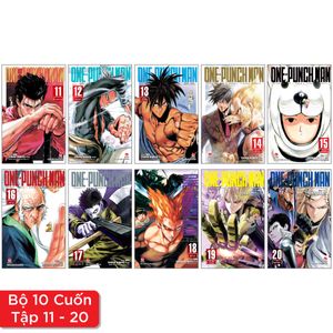 combo manga - one punch man: tập 11 - 20 (bộ 10 tập)