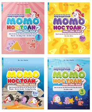 combo momo học toán như thế nào (bộ 4 cuốn)