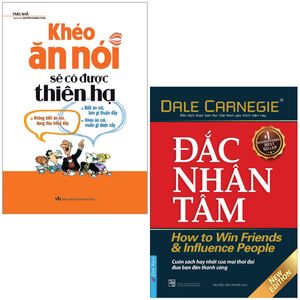 combo sách đắc nhân tâm + khéo ăn nói sẽ có được thiên hạ (bộ 2 cuốn) - tái bản