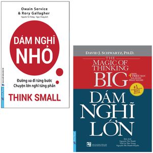 combo sách dám nghĩ nhỏ + dám nghĩ lớn (bộ 2 cuốn)