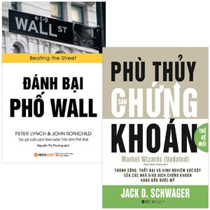 combo sách đánh bại phố wall + phù thủy sàn chứng khoán (bộ 2 cuốn)