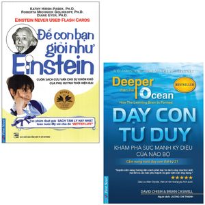 combo sách để con bạn giỏi như einstein + dạy con tư duy (bộ 2 cuốn)