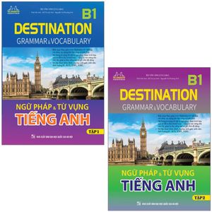 combo sách destination b1 - ngữ pháp và từ vựng tiếng anh (bộ 2 cuốn)