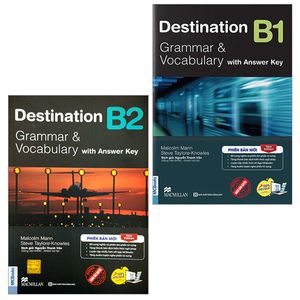 combo sách destination - grammar and vocabulary with answer key - b1 + b2 (bộ 2 cuốn)