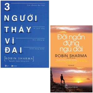 combo sách đời ngắn đừng ngủ dài + ba người thầy vĩ đại (bộ 2 cuốn)