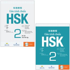 combo sách giáo trình chuẩn hsk 2 - sách bài học và bài tập (bộ 2 cuốn)