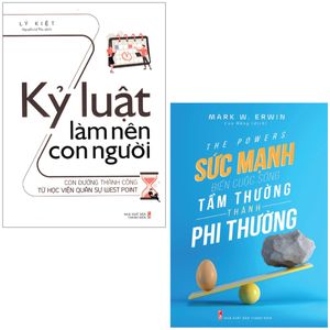 combo sách kỷ luật làm nên con người + sức mạnh biến cuộc sống tầm thường thành phi thường (bộ 2 cuốn)