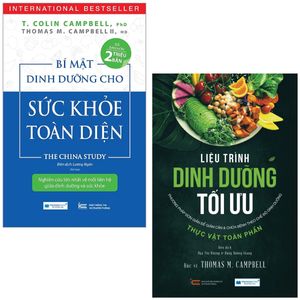 combo sách liệu trình dinh dưỡng tối ưu + bí mật dinh dưỡng cho sức khỏe toàn diện (bộ 2 cuốn)