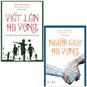 combo sách người gieo hy vọng + viết lên hy vọng (bộ 2 cuốn)