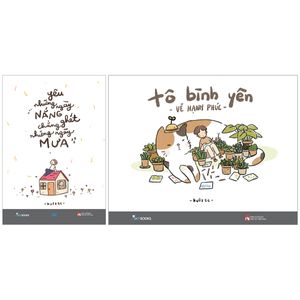 combo sách tô bình yên vẽ hạnh phúc + yêu những ngày nắng chẳng (bộ 2 cuốn)