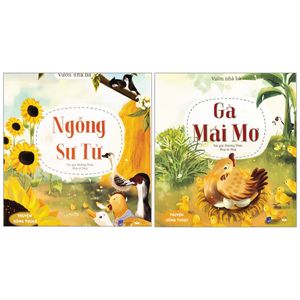 combo sách vườn nhà bà: ngỗng sư tử + gà mái mơ (bộ 2 cuốn)