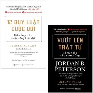 combo sách vượt lên trật tự - 12 quy tắc cho cuộc sống + 12 quy luật cuộc đời - thần dược cho cuộc sống hiện tại (bộ 2 cuốn)